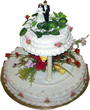 Mr. Bakers  2 Step Wedding Cake